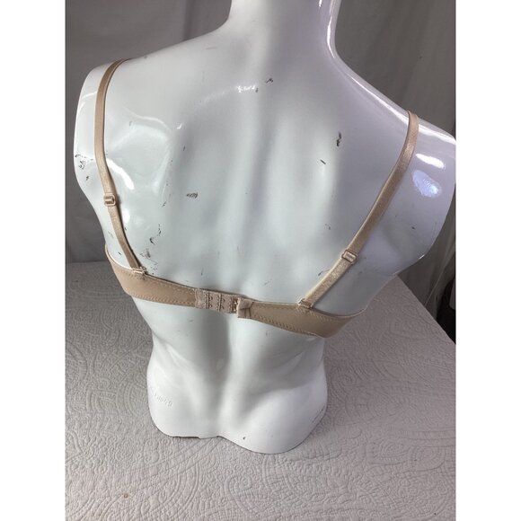 Taupe Underwire Bra 38D Push-Up Padded Adjustable Hook Closure*Sissy*EUC - Picture 7 of 7